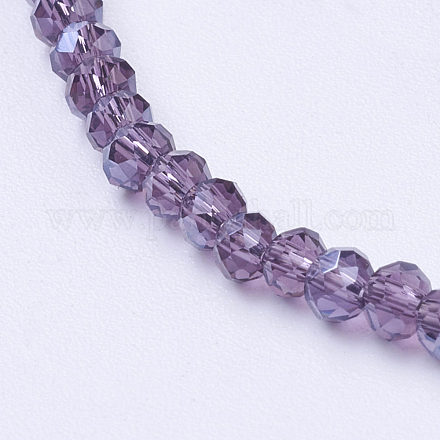Electroplate Glass Beads Strands EGLA-R048-2mm-51-1