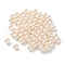 Plastic Imitation Pearl Beads, Round, Navajo White, 6x5.5mm, Hole: 1.4mm