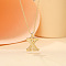 Alloy Textured Initial Pendant Necklaces, Golden, Letter X, 18.31 inch(46.5cm)