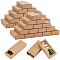 Kraft Paper Folding Drawer Boxes, Rectangle, BurlyWood, 17x11.5x3.55cm