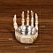 Halloween Skull Bone Resin Candlestick, Tealight Candle Holder for Countertop Home Party Holiday, Skull, 6x5.5x5.5cm