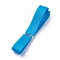 Grosgrain Ribbons, Polyester Ribbons, Blue Series, Cyan, 5/8 inch(16mm), about 1yard/strand(0.9144m/strand)