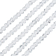 Chgcraft 5 brins brins de perles de quartz craquelées synthétiques GLAA-CA0001-14-1