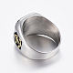 304 перстень из нержавеющей стали для мужчин RJEW-H125-40SG-3
