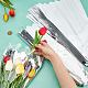 CHGCRAFT 200 Pcs 2 Sizes OPP Plastic Flower Bouquet Bags Plastic Wrapping Bags Floral Bouquet Sleeve for Wedding Birthday Valentine Thanksgiving Christmas AJEW-CA0002-67-3