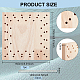 Tablero de bloqueo de ganchillo de madera benecreat DIY-BC0006-37-2