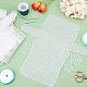 CHGCRAFT 6Pcs Rectangle Woven Bag Mesh Cross Stitch Plastic Plate Plastic Net Cover Acrylic Yarn Crafting Knit Projects for Purse Making Supplies 14x13.4 inch DIY-WH0260-17A-4