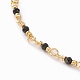 Faceted Round Natural Spinel Beaded Necklaces NJEW-JN03215-01-2