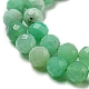 Brins naturels de perles de chrysoprase G-A097-A15-09-2
