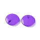 Perles acryliques opaque rondes plates X-SACR-R817-08-2