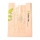 Rectángulo con bolsas de papel para hornear con diseño de hojas CARB-K0001-01D-3