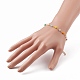 Facettierte Glasperlen Armband & Halskette Schmucksets necklace SJEW-JS01160-9