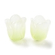 4-pétale bouchons acrylique opaque de perles SACR-D007-08B-1