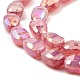 Imitation Jade Glass Beads Strands GLAA-P058-06A-06-3
