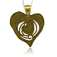 Tibetan Style Alloy Heart with Heart Large Pendants TIBEP-M001-32AB-NF-2