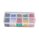 10 colores de cuentas de vidrio hechas a mano GLAA-JP0002-03-6mm-2
