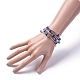 Fashion Glass Beads Wrap Bracelets BJEW-JB04989-01-5