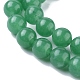 1 filo di perle di avventurina verde naturale G-YW0001-34-2