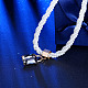 New Elegant Plastic Pearl Beaded Beaded Necklaces NJEW-BB15240-B-6