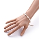 Natürliche Barockperlen Keshi Perlen Perlen Armbänder BJEW-JB05266-01-4