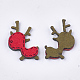 Weihnachtsimitat Wildleder Patches FIND-T053-06A-02-2