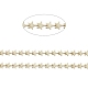 Handgefertigte Perlenkette aus Messing CHC-I030-02G-1