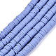 Handmade Polymer Clay Beads Strands CLAY-R089-8mm-023-1