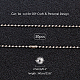 Unicraftale environ 30 pièces 60 cm chaînes à billes en acier inoxydable chaîne de perles faisant la chaîne de collier de perles pour hommes femmes chaîne de bijoux fabrication de bricolage IFIN-UN0001-01-4