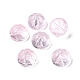 Transparent Spray Painted Glass Beads GLAA-I050-09H-1