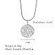 Colliers à pendentif en acier inoxydable lune et soleil XK8598-2-3