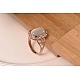 Real 18K Rose Gold Plated Eco-Friendly Oval Alloy Cat Eye Czech Rhinestone Wide Band Rings RJEW-AA00295-7#-RG-3