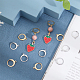 UNICRAFTALE About 120pcs Stainless Steel Leverback Earring Findings 14.5mm Long 2 Colors Hypoallergenic Earrings with a 1-1.2mm Loop for Earring Making Round Hook Ear Wires Findings STAS-UN0024-85-4