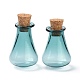 Bottiglie di sughero di vetro AJEW-O032-01G-1