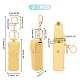 WADORN 2pcs Chapstick Keychain Holder AJEW-WH0270-45C-2
