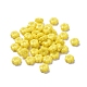 Perles acryliques opaques de fleurs SACR-R821-06-1