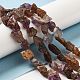Brins de perles de quartz lodolite violet naturel brut brut/quartz fantôme violet G-I283-G06-01-2