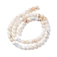 Natural White African Opal Beads Strands G-G905-10A-4