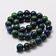 Natural Chrysocolla and Lapis Lazuli Beads Strands G-E329-6mm-42-2