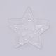 Portacandela stella in plastica trasparente KY-WH0024-45-2