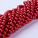 Glass Pearl Beads Strands HY-10D-B70-3
