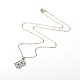 Trendy Women's Brass Chain Necklaces NJEW-JN00846-02-2