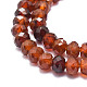 Natural Orange Garnet Beads Strands G-E569-I01-3