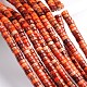 Dyed Natural Imperial Jasper Beads Strands G-M276-02-B-1