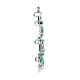 Chinese Style Alloy Enamel Chandelier Components Links X-ENAM-E329-64C-S-5