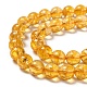 Natürlichen Citrin Perlen Stränge G-E326-10mm-01-3