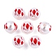 Cuentas de esmalte de perlas de imitación de plástico abs opaco de halloween KY-G020-01L-3