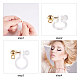 Plastic Clip-on Earring Findings X-KY-P007-F01-5