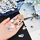 Olycraft 100Pcs 5 Styles Space Theme Translucent Resin Cabochons CRES-OC0001-10-3