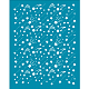 Olycraft 4x5 インチ流星粘土ステンシルポリマー粘土用シルクスクリーン流れ星シルクスクリーン印刷ステンシル非粘着性メッシュ転写ポリマー粘土イヤリングジュエリーメイキング DIY-WH0341-240-1