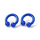 Boucles d'oreilles en acrylique EJEW-P251-28-2